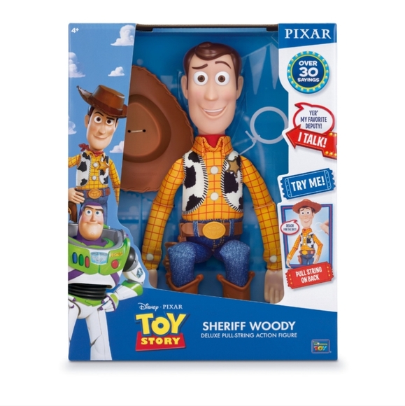 Disney Pixar Toy Story 16-In Sheriff Woody pull-string talking Over 30 Saying - Picture 3 of 7